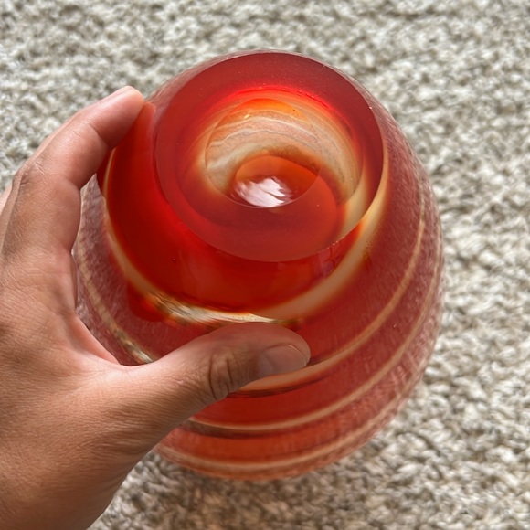 WATERFORD Evolution Red Sea Vase - Picture 6 of 10